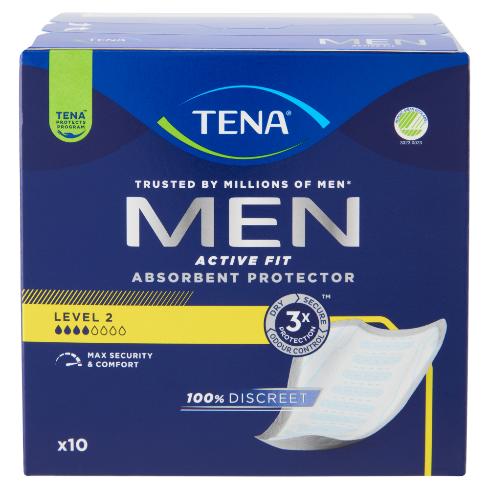 Tena Men Active Fit Absorbent Protector Level 2 10 pz