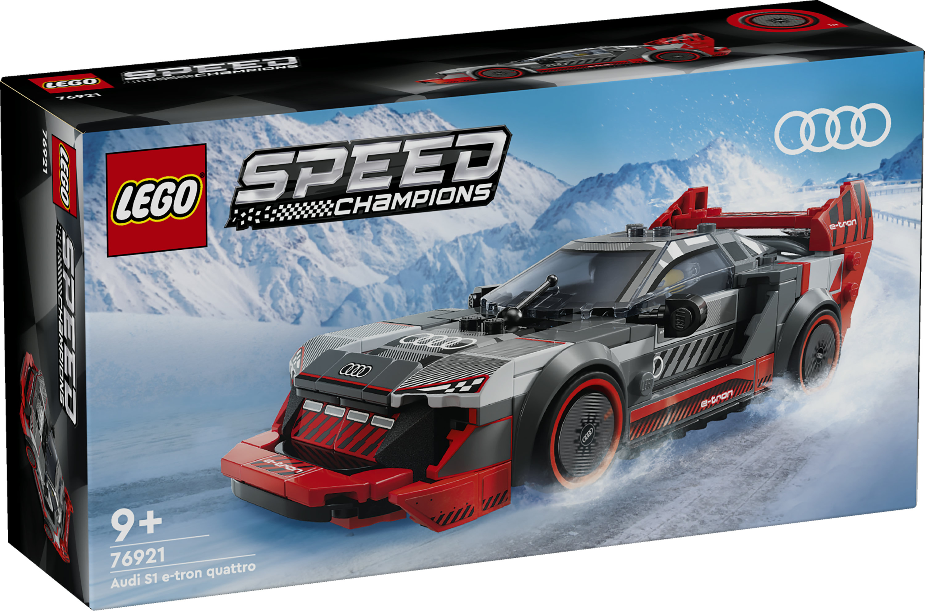 LEGO Speed Champions 76921 Auto da Corsa Audi S1 E-Tron Quattro, Modellino da Costruire di Macchina Giocattolo per Bambini 9+