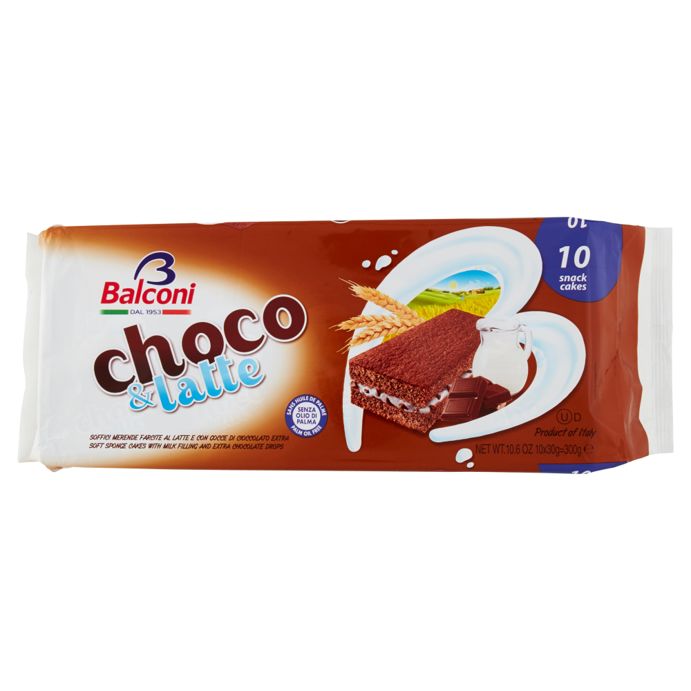 Balconi choco & latte 10 x 30 g
