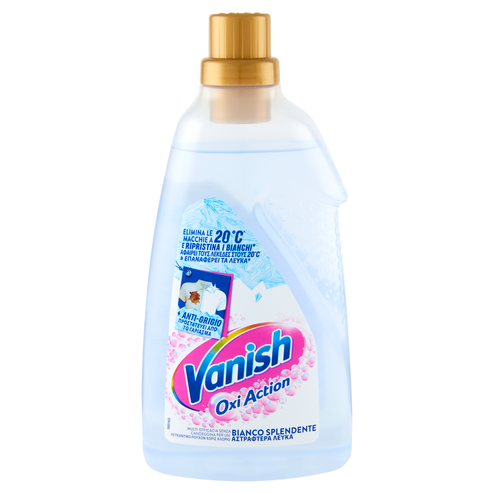 Vanish Oxi Action Gel bianco Smacchiatore bucato 1,5 L