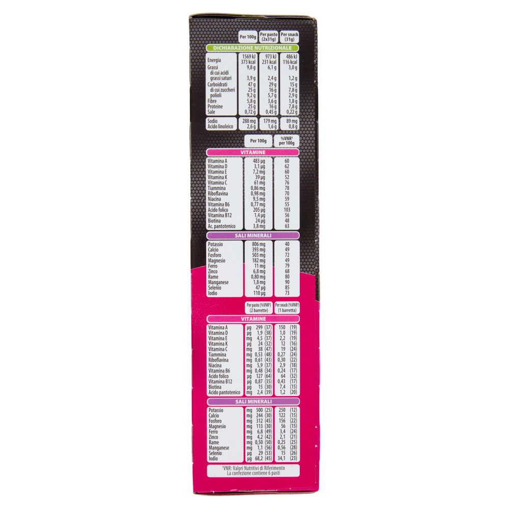 Pesoforma Extra Protein Barrette Gusto Arachidi e Caramello, 6 pasti proteici, 12 barrette x 31g