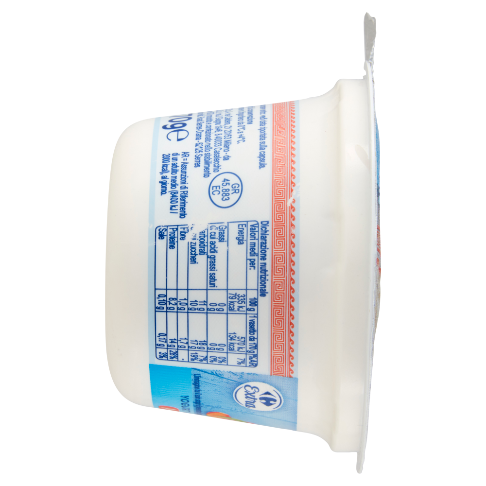 Carrefour Extra Yogurt Greco Magro Pesca 170 g