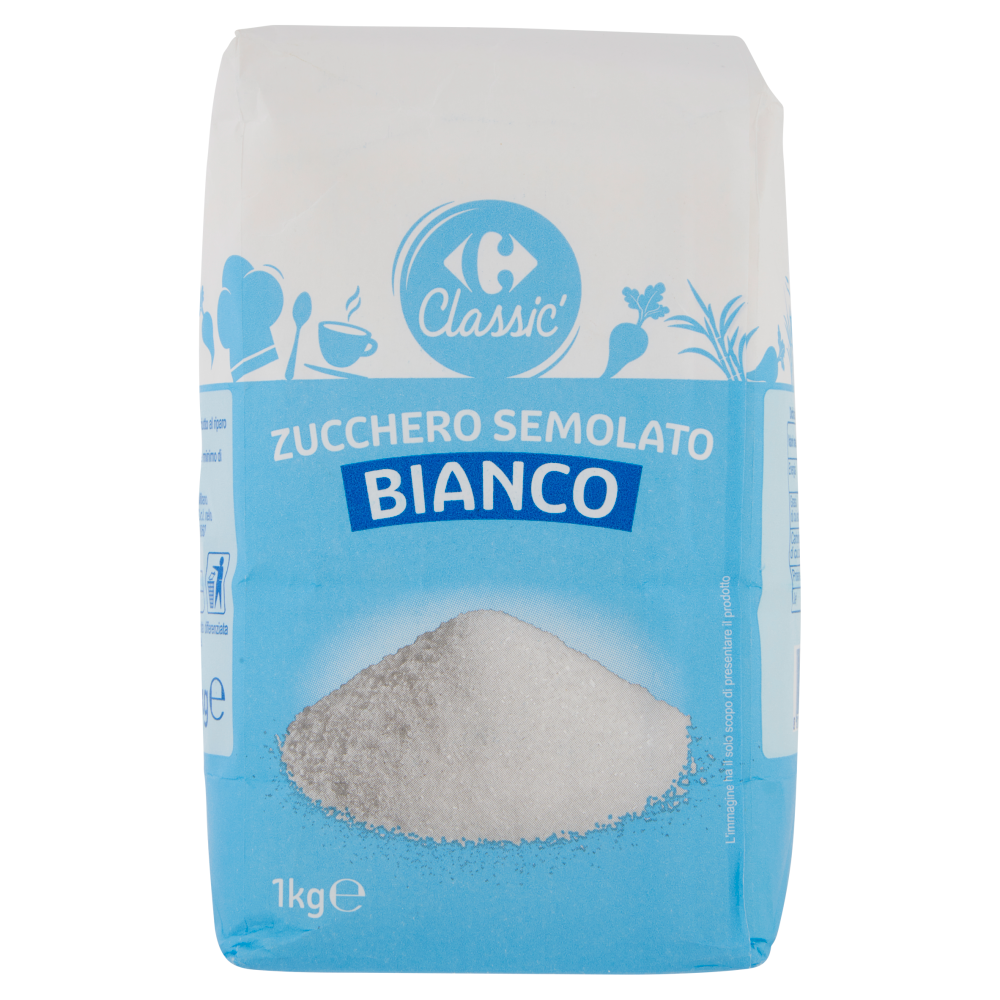 Carrefour Classic Zucchero Semolato Bianco 1 Kg