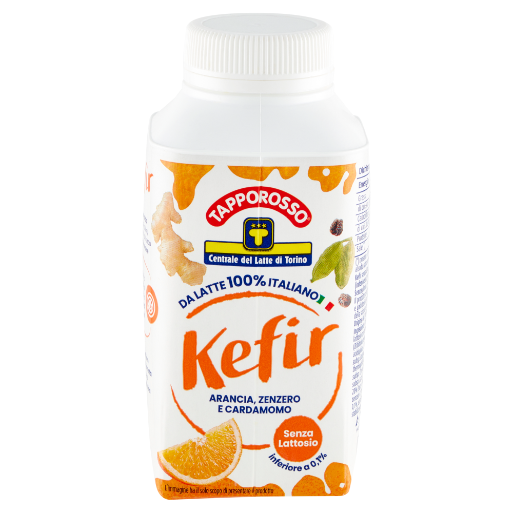 Tapporosso Kefir Arancia, Zenzero e Cardamomo 250 ml