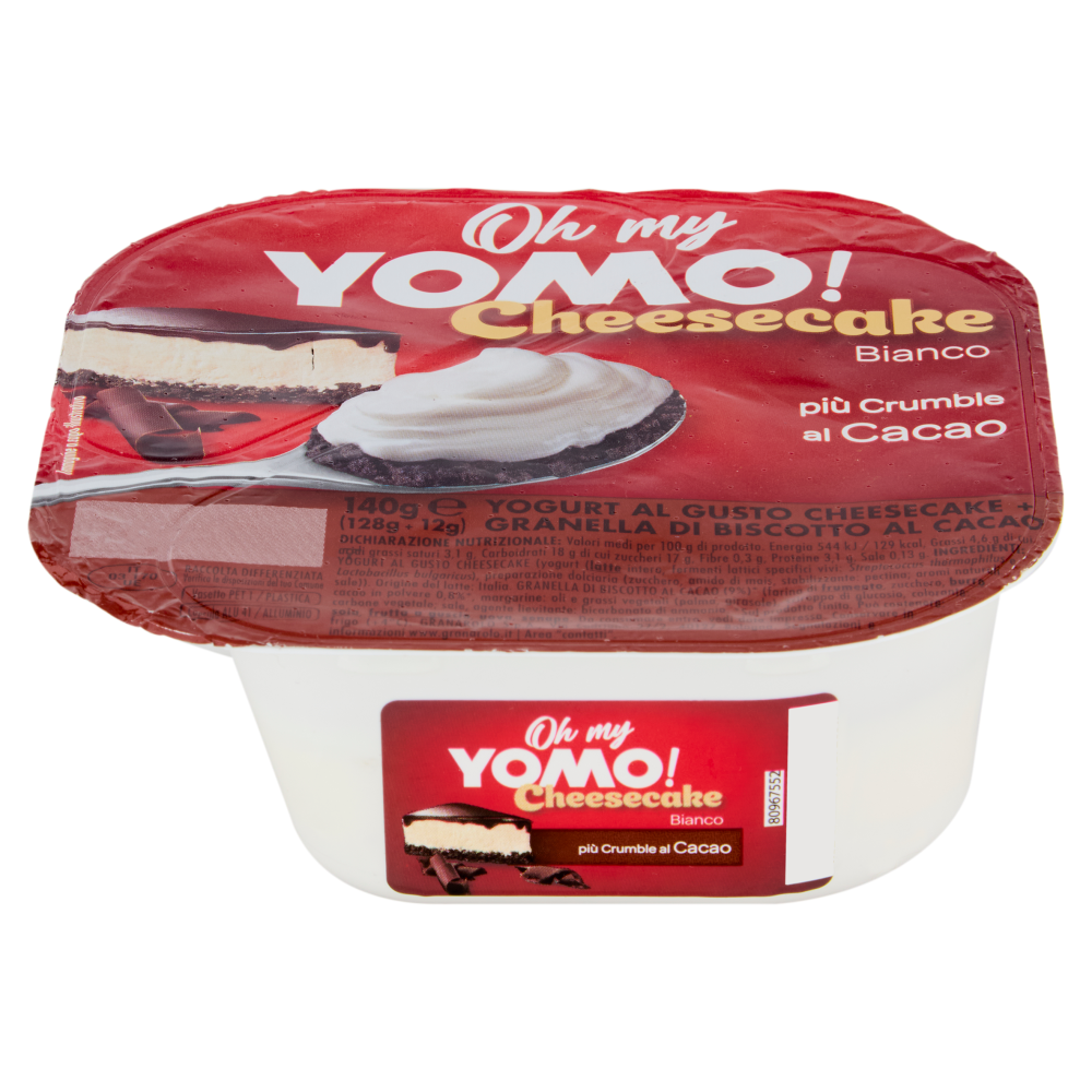 Oh my Yomo! Cheesecake Bianco più Crumble al Cacao 140 g