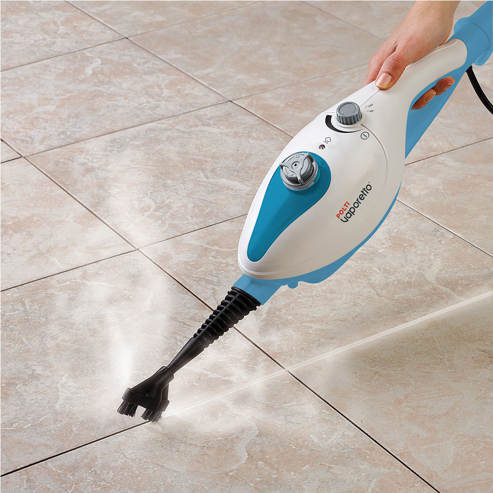 POLTI Vaporetto SV220 Dampfbesen & Dampfreiniger 2-in-1 - 99,9% Keimfrei Ohne Chemie