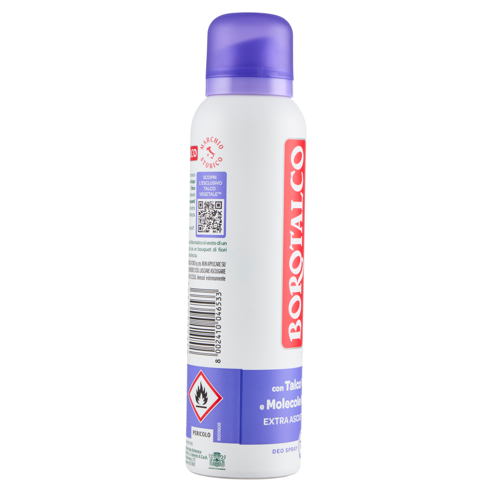 Borotalco Fresco Non-Stop Profumo di Fiori Acquatici Deo Spray 150 ml