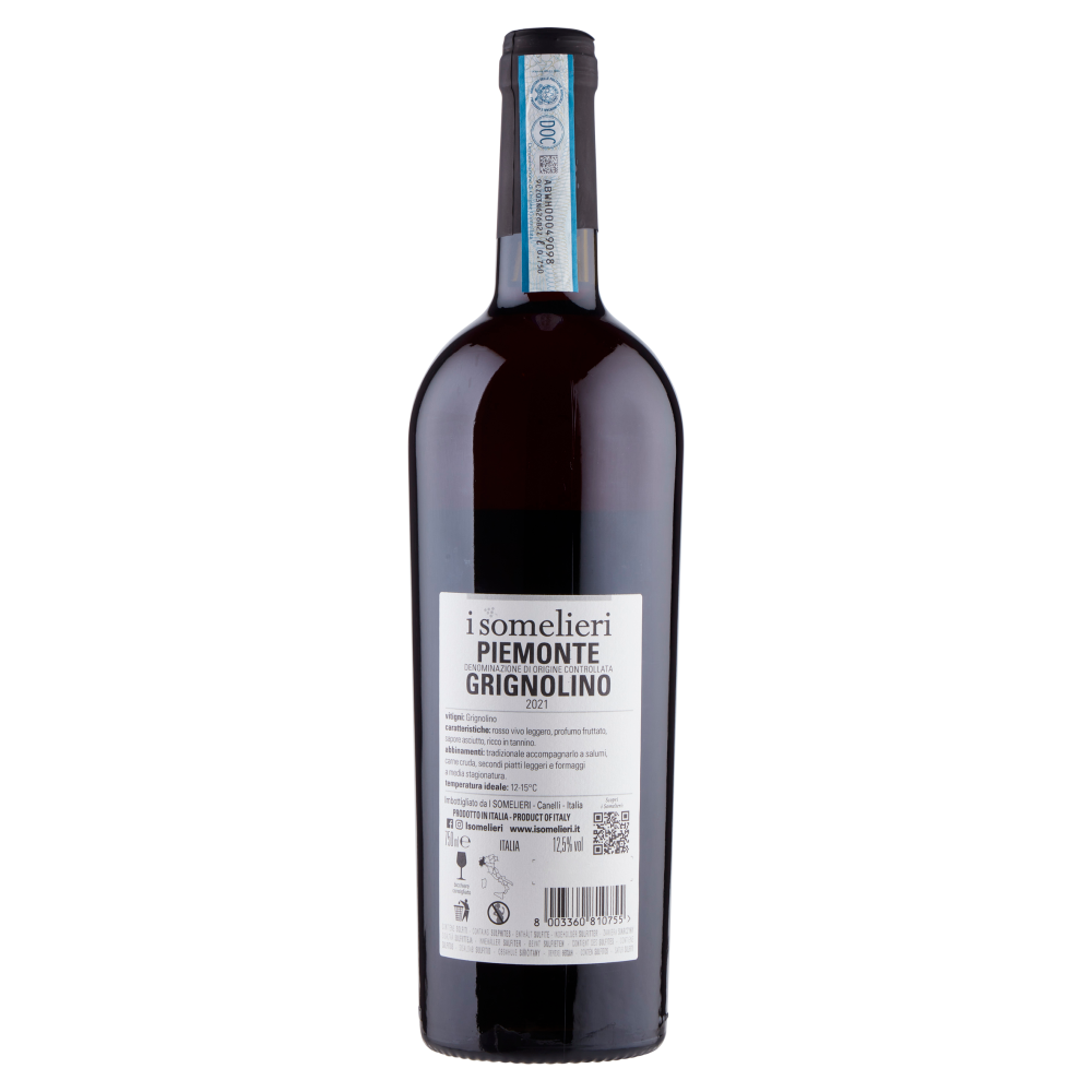 i somelieri Piemonte DOC Grignolino Prima Donna 750 ml