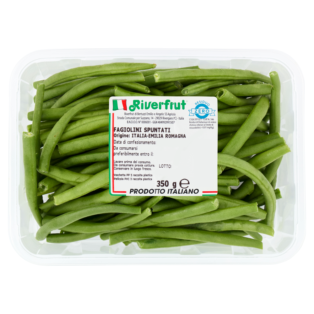 Riverfrut Fagiolini Spuntati 350 g