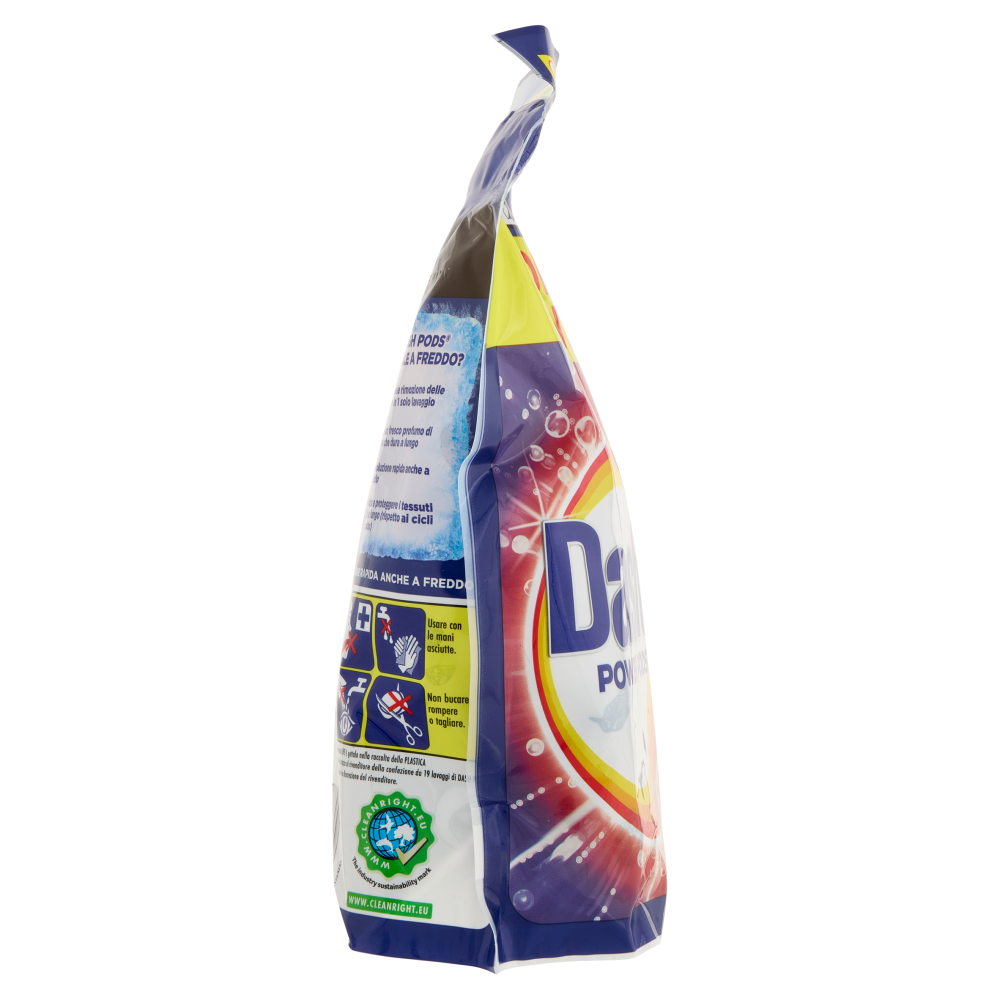 Dash Power Pods Detersivo Lavatrice In Capsule, Azione Extra-Igienizzante, 38 Lavaggi 885,4 g