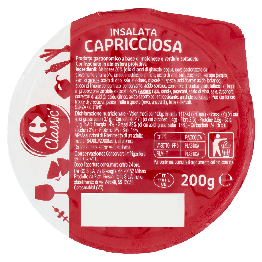 Carrefour Classic Insalata Capricciosa 200 g