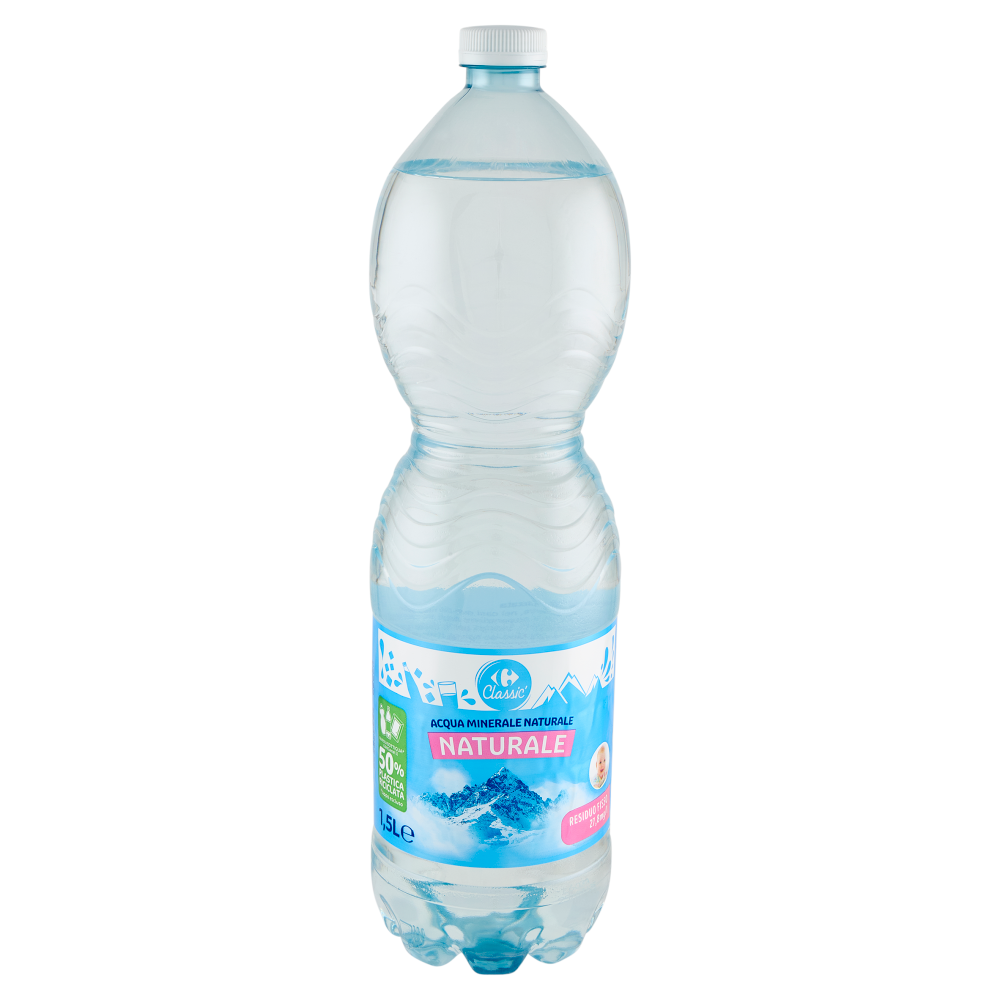 Carrefour Classic Naturale Acqua Minerale Naturale Monviso 1,5 L