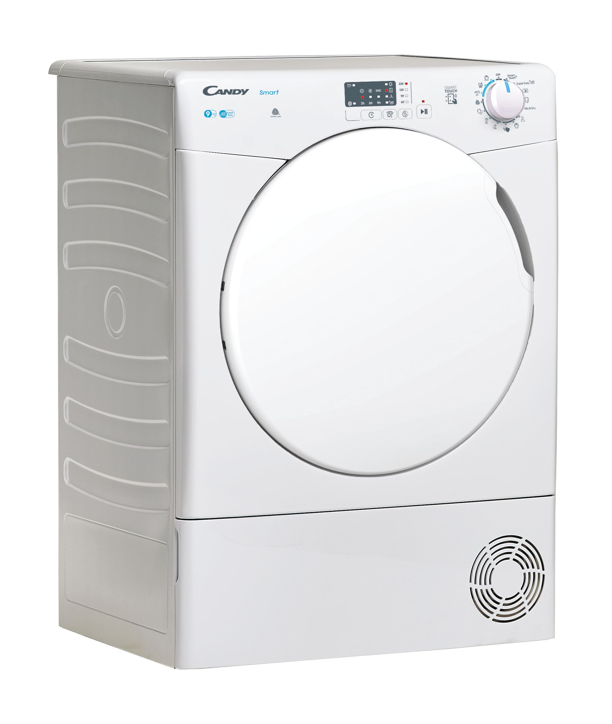 Candy Smart CSE C9LF-S asciugatrice Libera installazione Caricamento frontale 9 kg Bianco