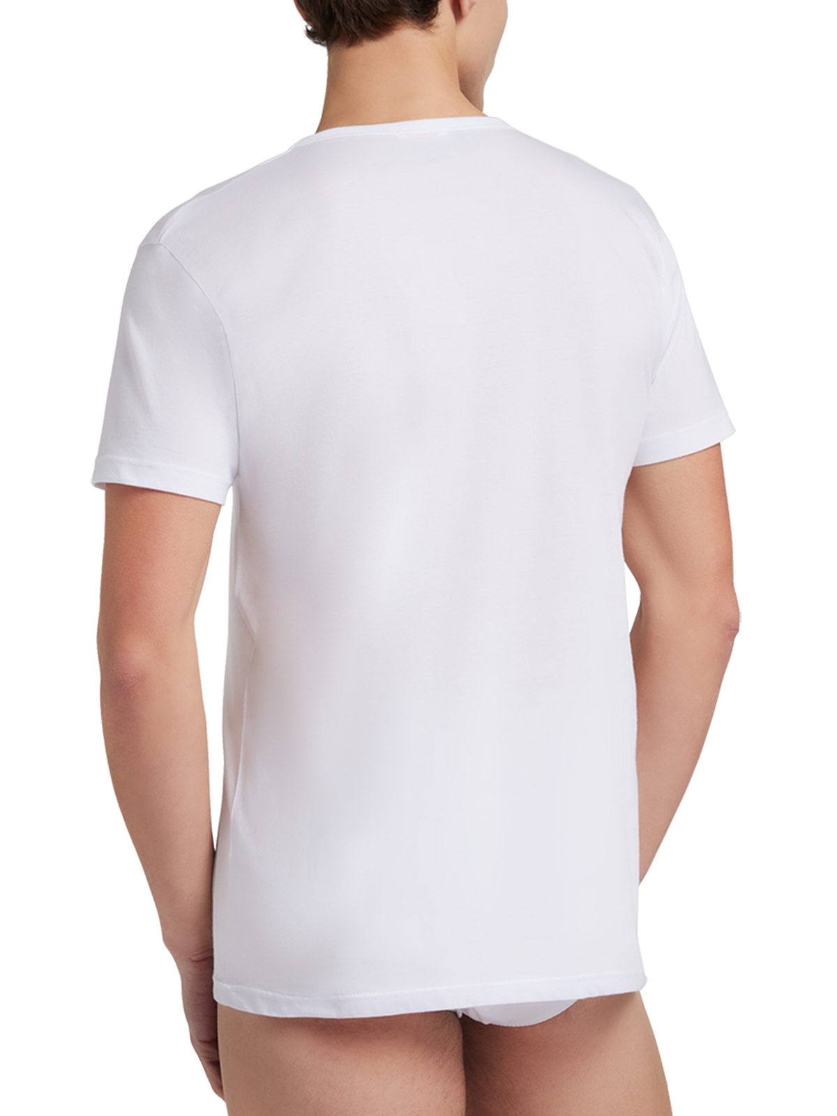 Liabel Maglia uomo scollo a V bianco – Taglia VII