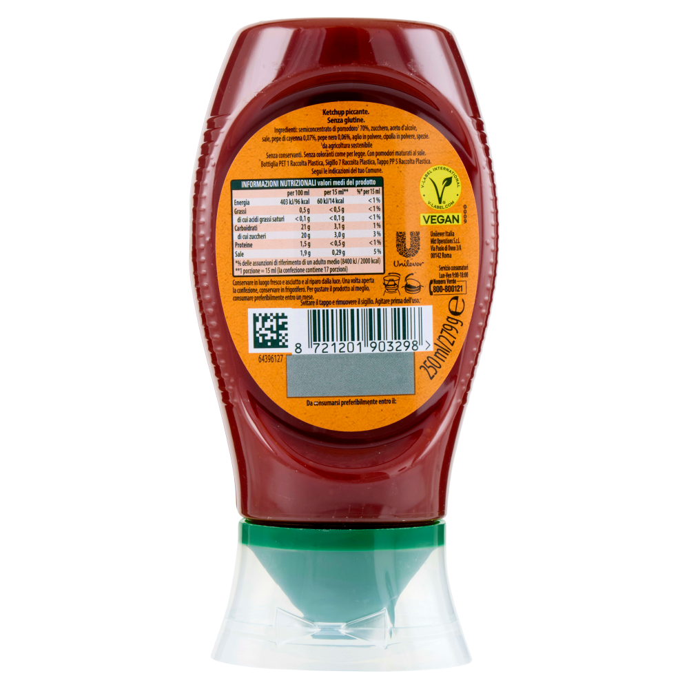 Calvé Ketchup Piccante 279 g