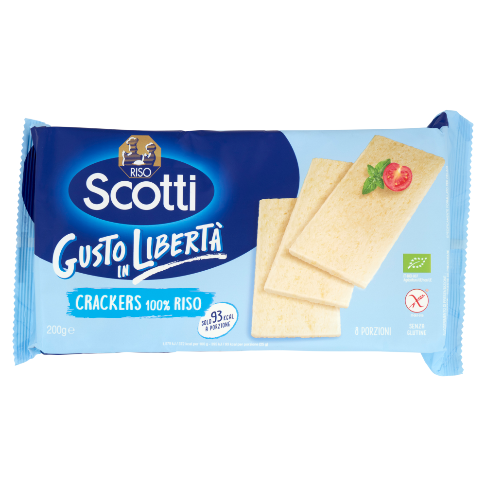 Riso Scotti Snack Crackers 100% Riso 200 g
