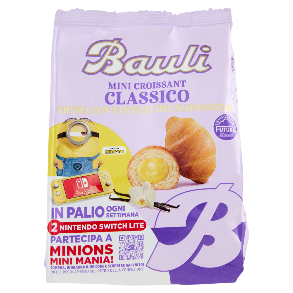 Bauli Mini Croissant Classico Crema con Vaniglia del Madagascar 75 g