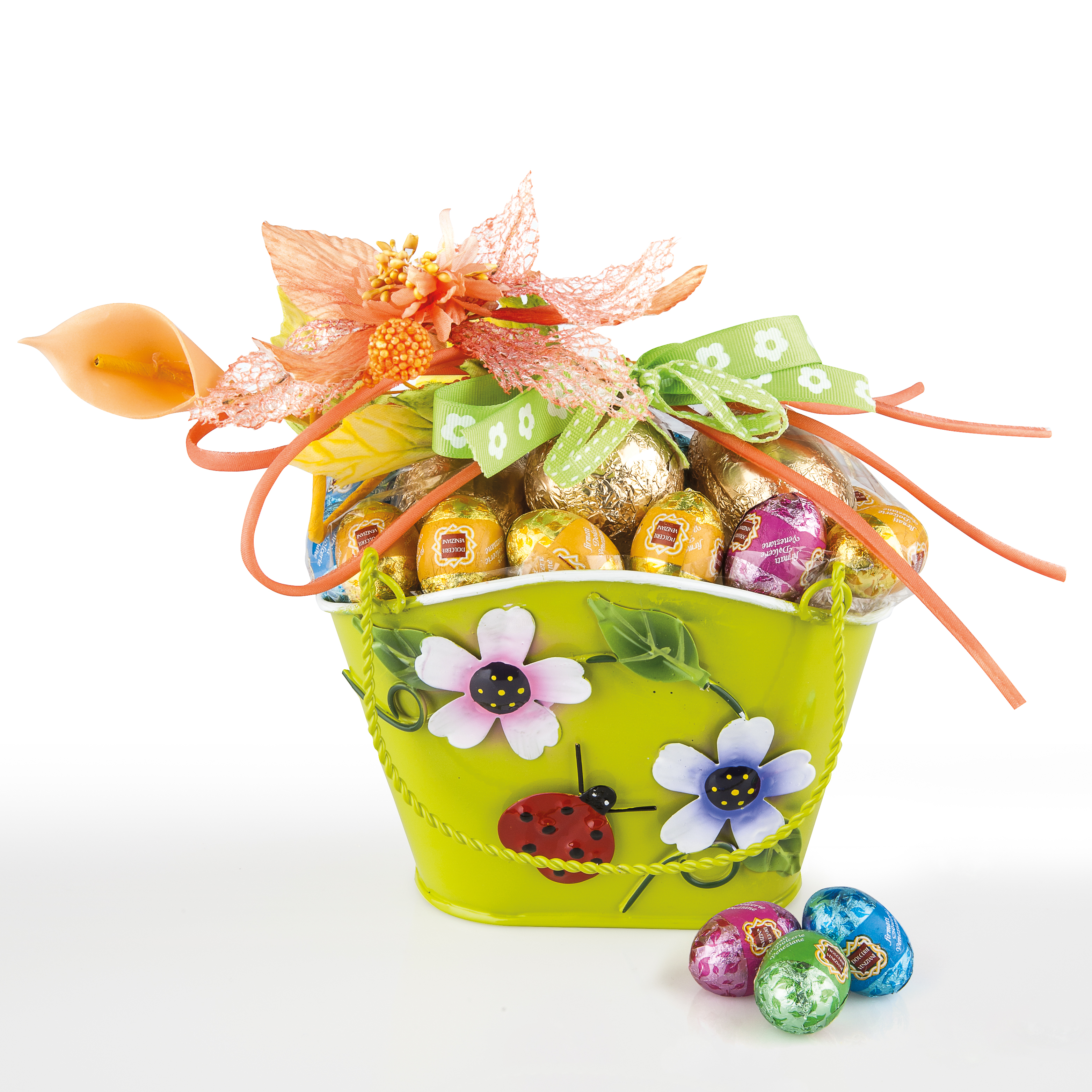Cestino primavera con ovetti al latte e fondenti 235g