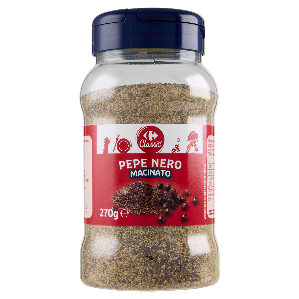 Carrefour Classic Pepe Nero Macinato 270 g
