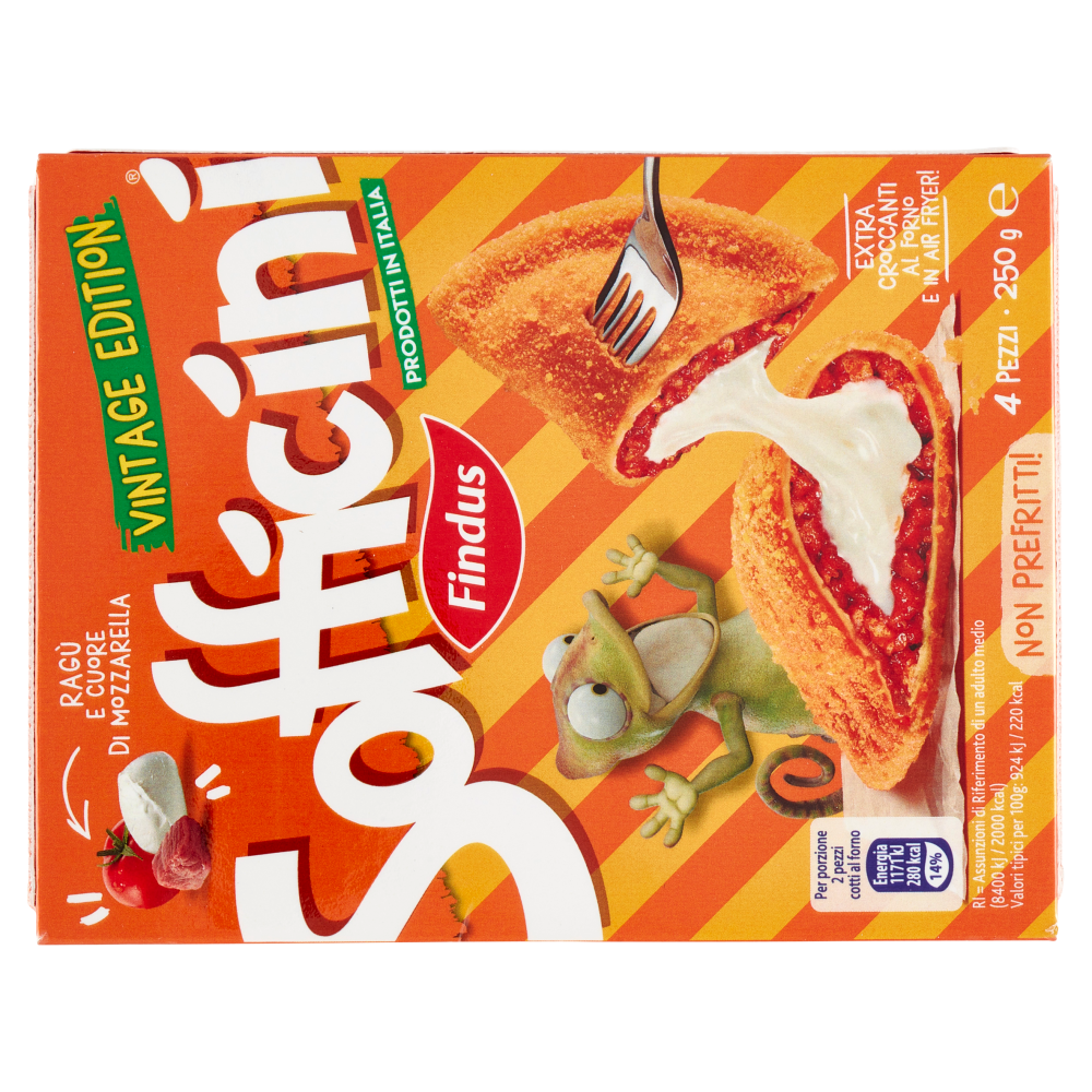 Sofficini Findus 4 Sofficini Rag&ugrave; Pi&ugrave; Mozzarella 250 g