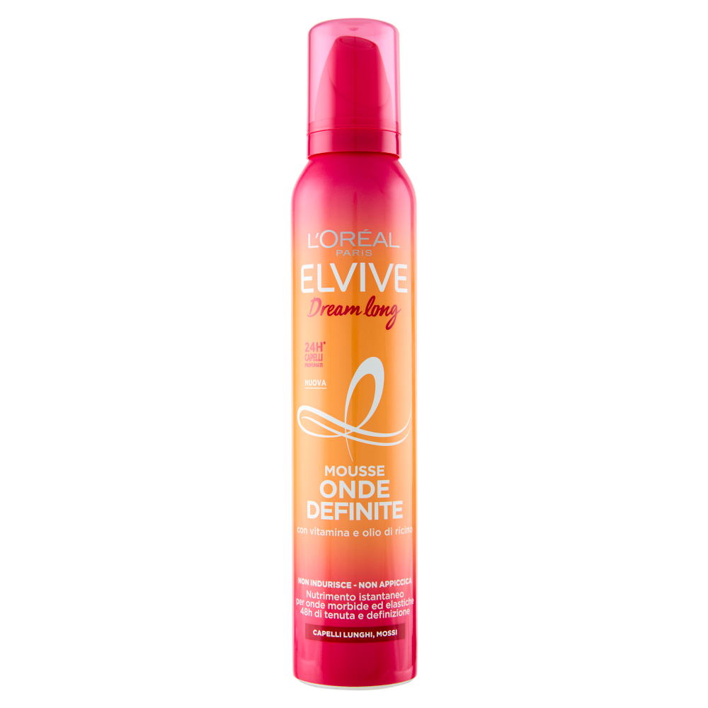 Elvive Dream long Mousse Onde Definite, per Capelli Lunghi, Mossi, 200 ml
