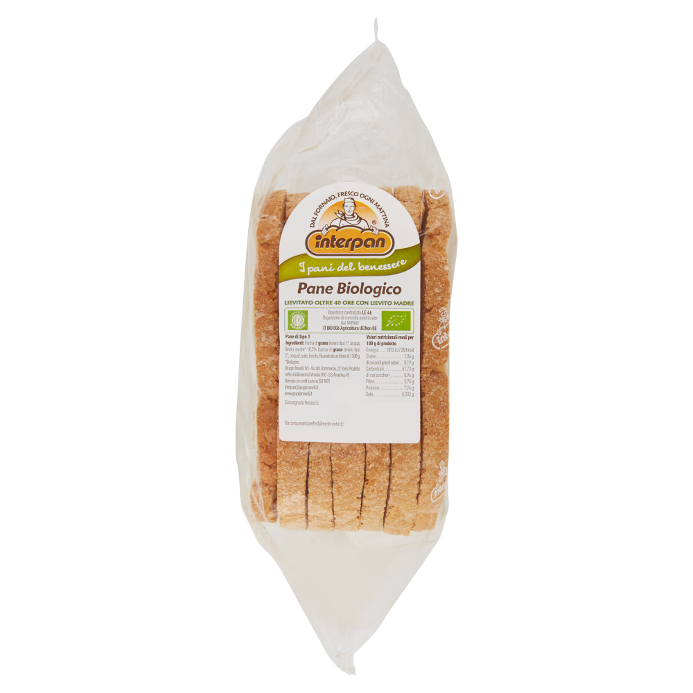 interpan I pani del benessere Pane Biologico 350 g
