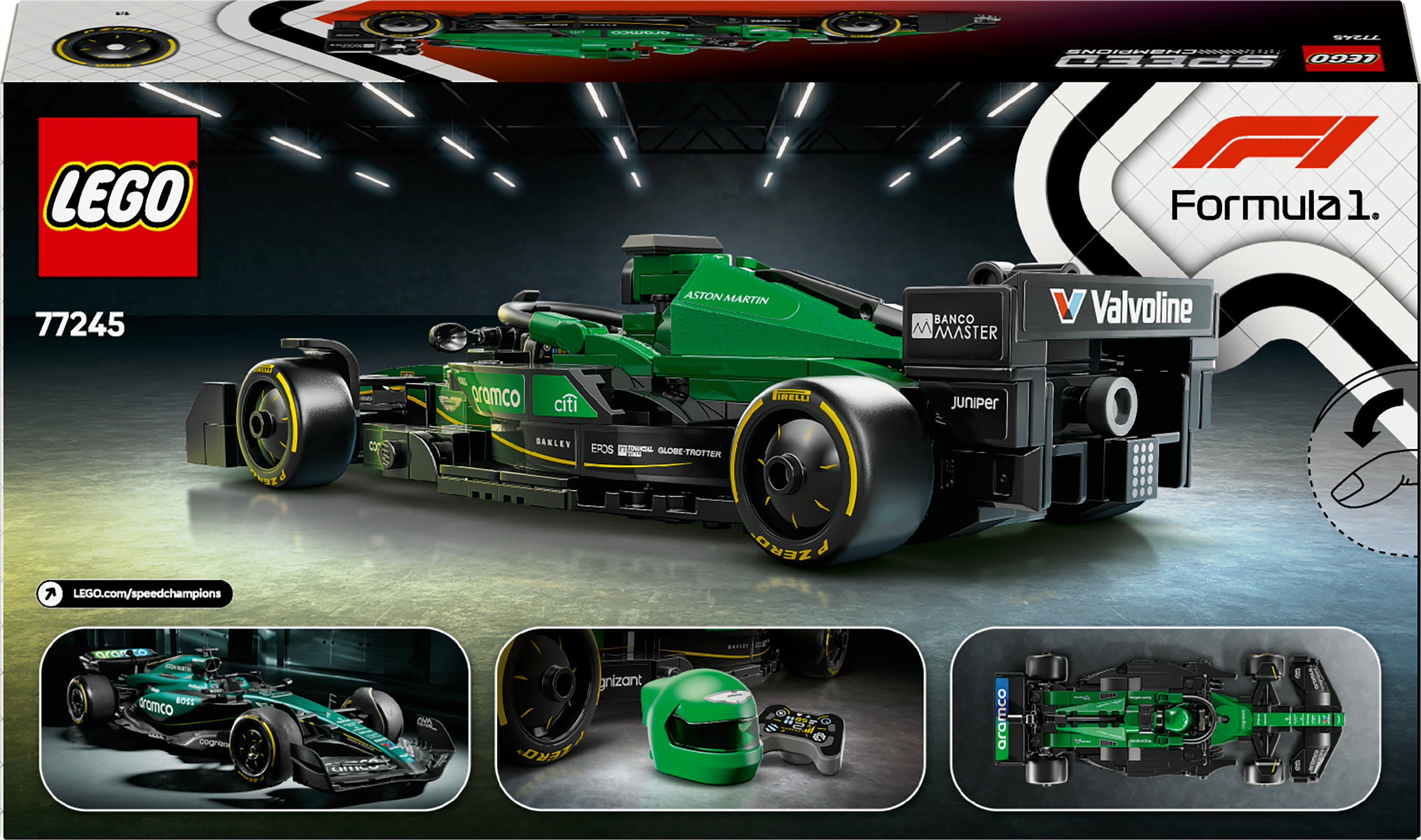 LEGO Speed Champions Auto da corsa Aston Martin Aramco F1® AMR24