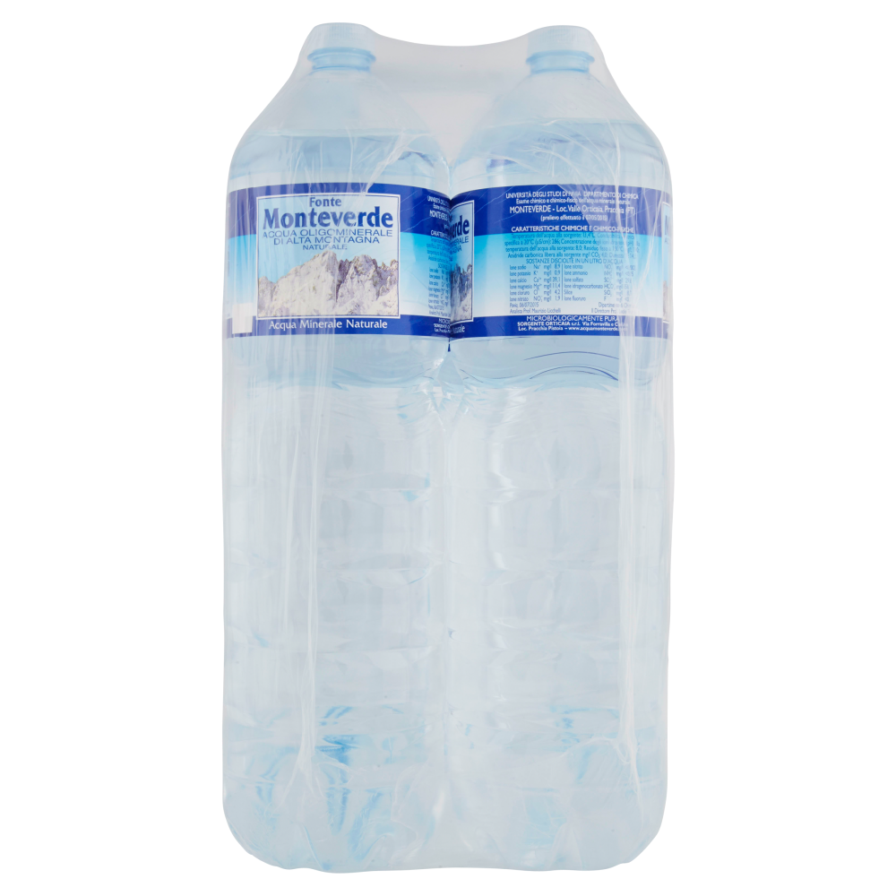 Fonte Monteverde Acqua Oligominerale di Alta Montagna Naturale 6 x 200 cl