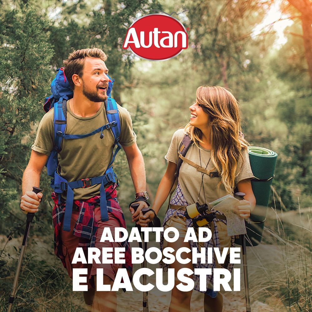 Autan Zecche e Tafani Vapo Spray Forte, Repellente Zanzare e Zecche con Azione Protettiva Duratura Fino a 12 ore di protezione, Ideale per Viaggiatori, 100 ml