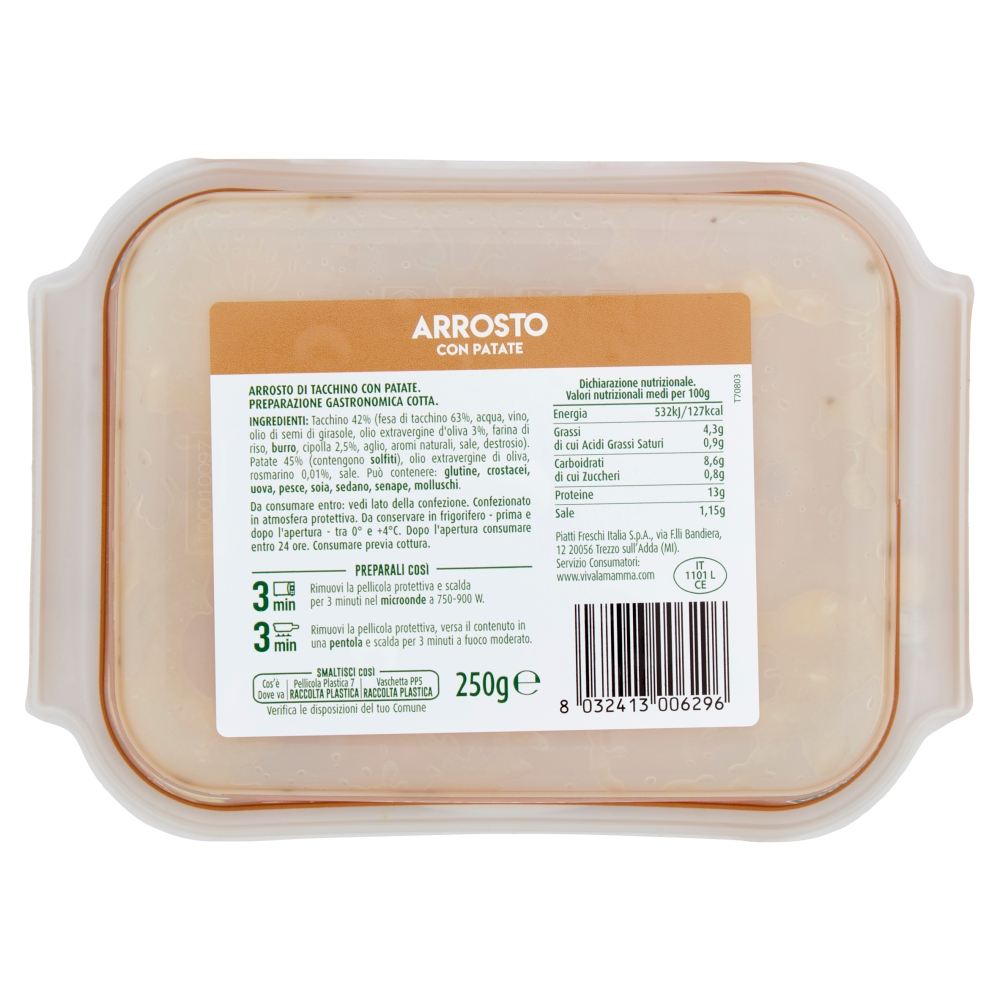 Viva La Mamma Arrosto con Patate 250 g
