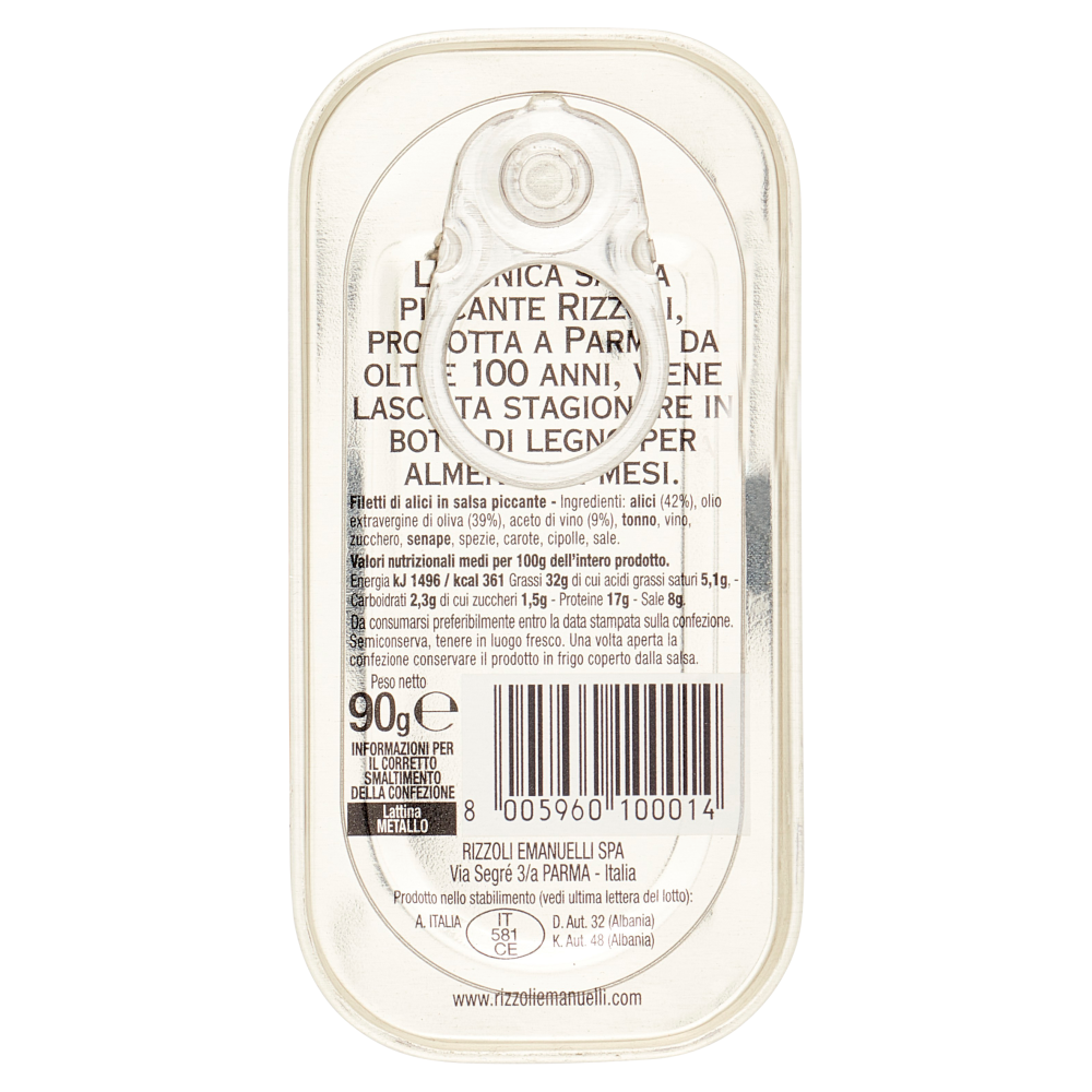Rizzoli Alici in Salsa Piccante 90 g