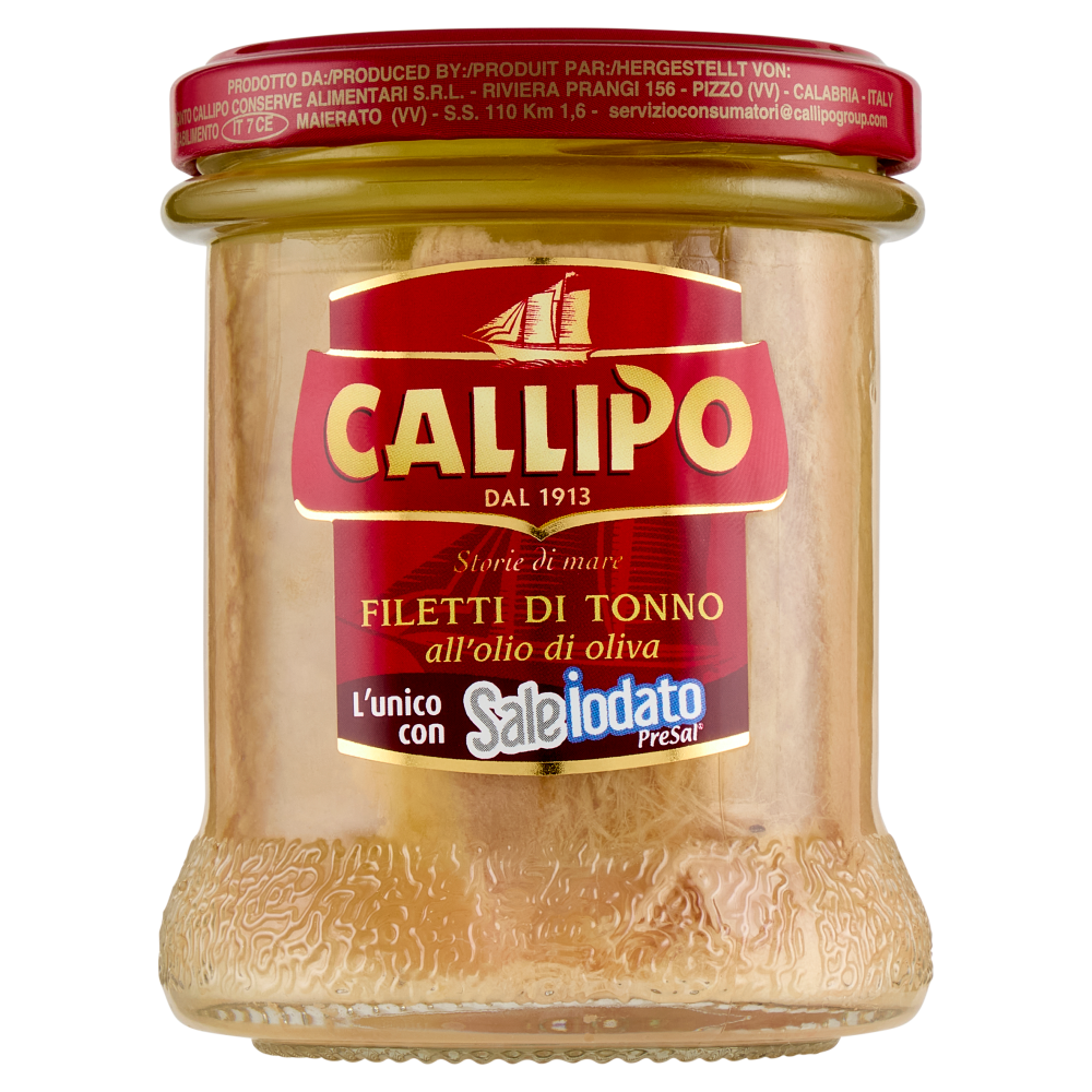 Callipo Filetti di Tonno all'olio di oliva 176 g