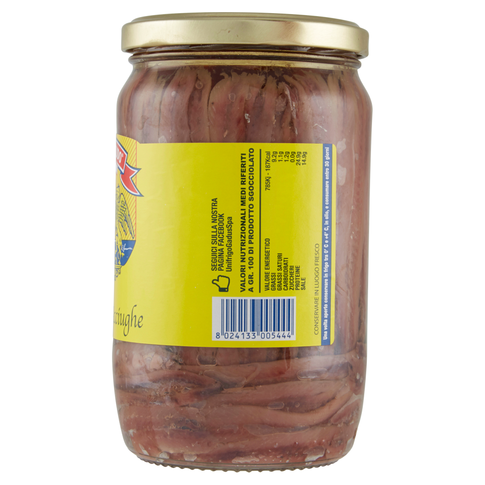 Marca Scudo Filetti di Acciughe 720 g