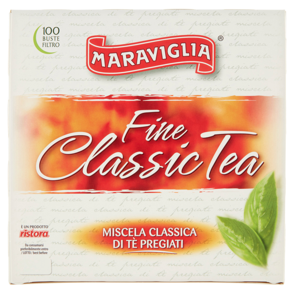 Maraviglia Fine Classic Tea Buste Filtro 100 x 1,5 g