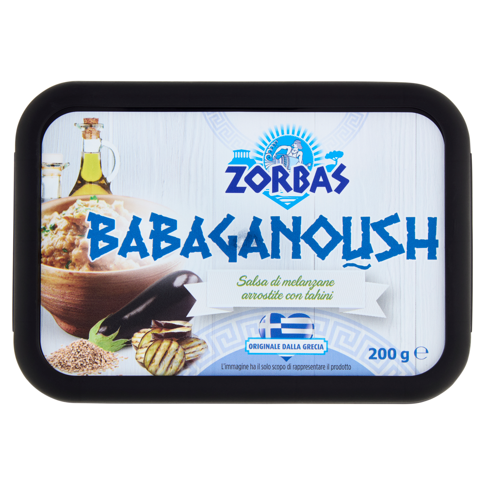 Zorbas Babaganoush Salsa di melanzane arrostite con tahini 200 g