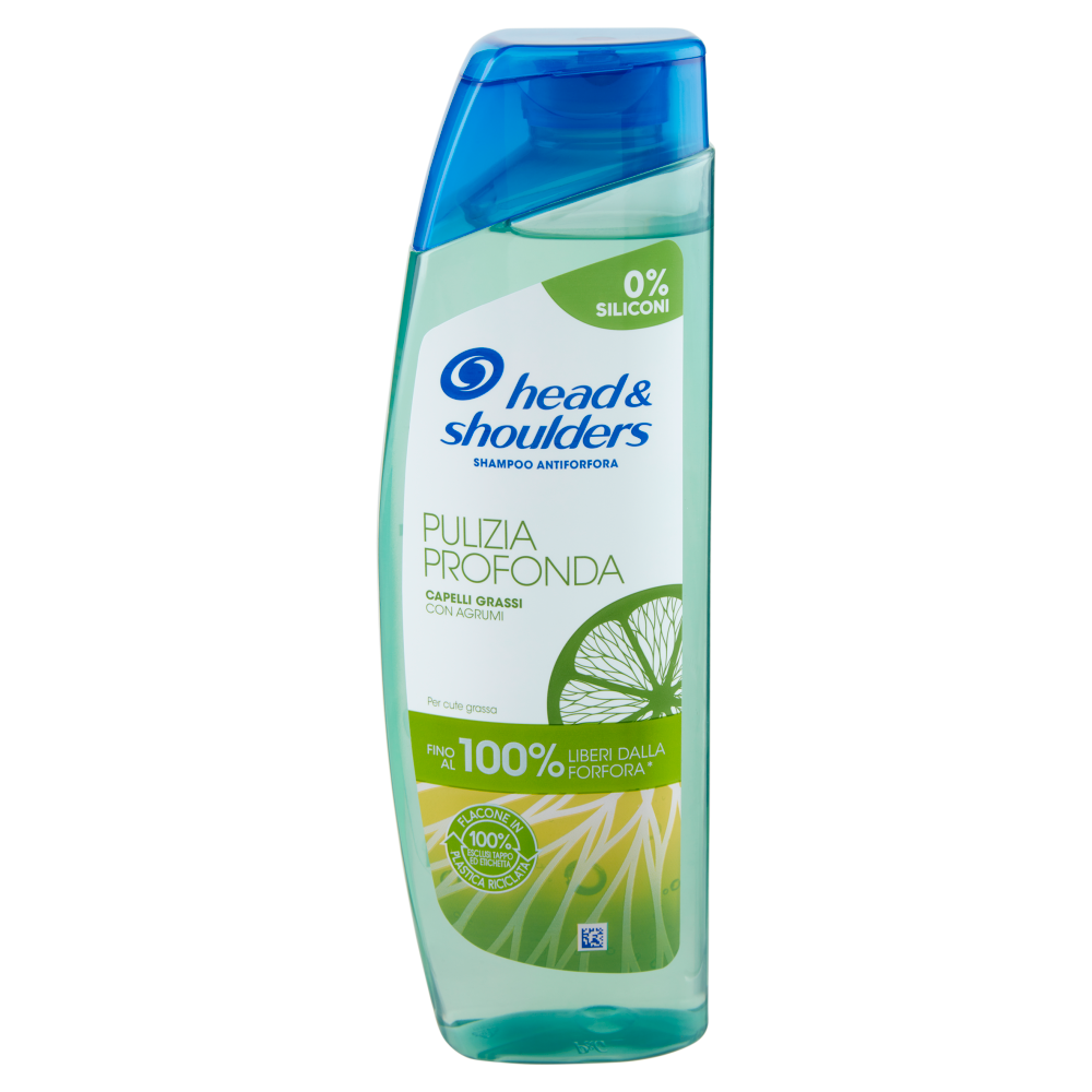 Head & Shoulders Shampoo Antiforfora Pulizia Profonda Capelli Grassi 250 ml