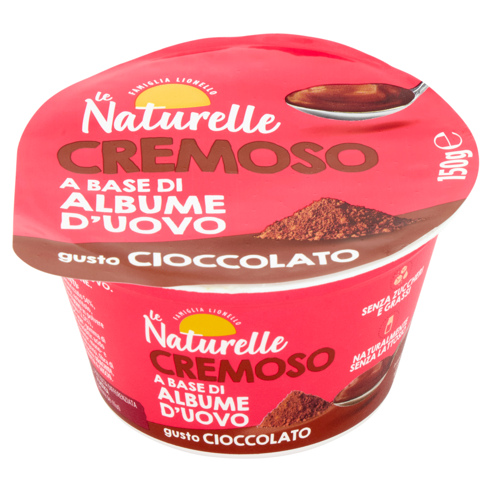 le Naturelle Cremoso a Base di Albume d'Uovo gusto Cioccolato 150 g
