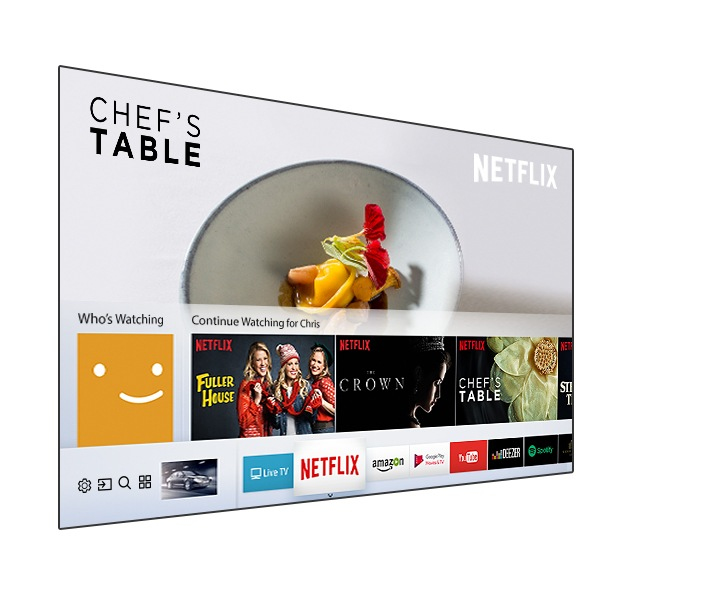 Samsung TV UHD 4K Smart 55" Serie 6 MU6120