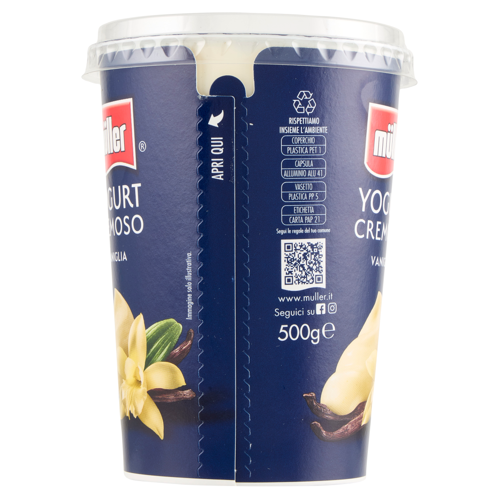 müller Yogurt Cremoso Vaniglia 500 g