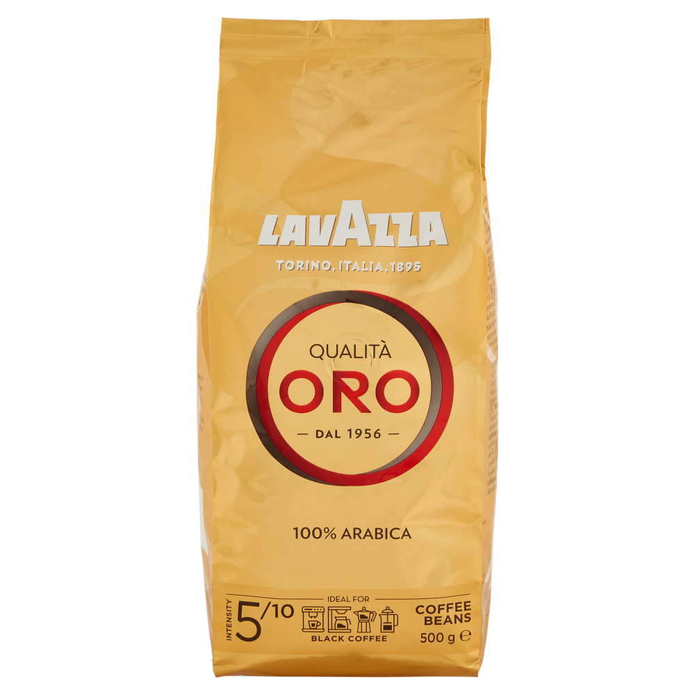 Lavazza Qualit&agrave; Oro 100% Arabica Coffee Beans 500 g