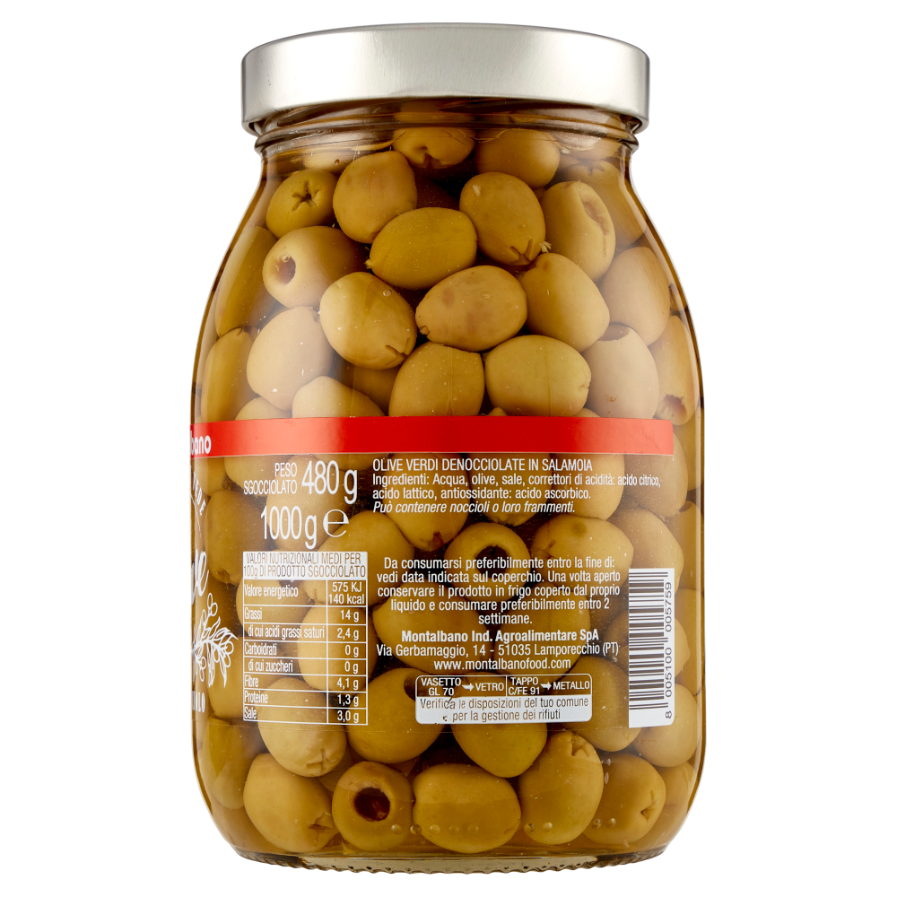 montalbano Olive Senza Nocciolo 1000 g