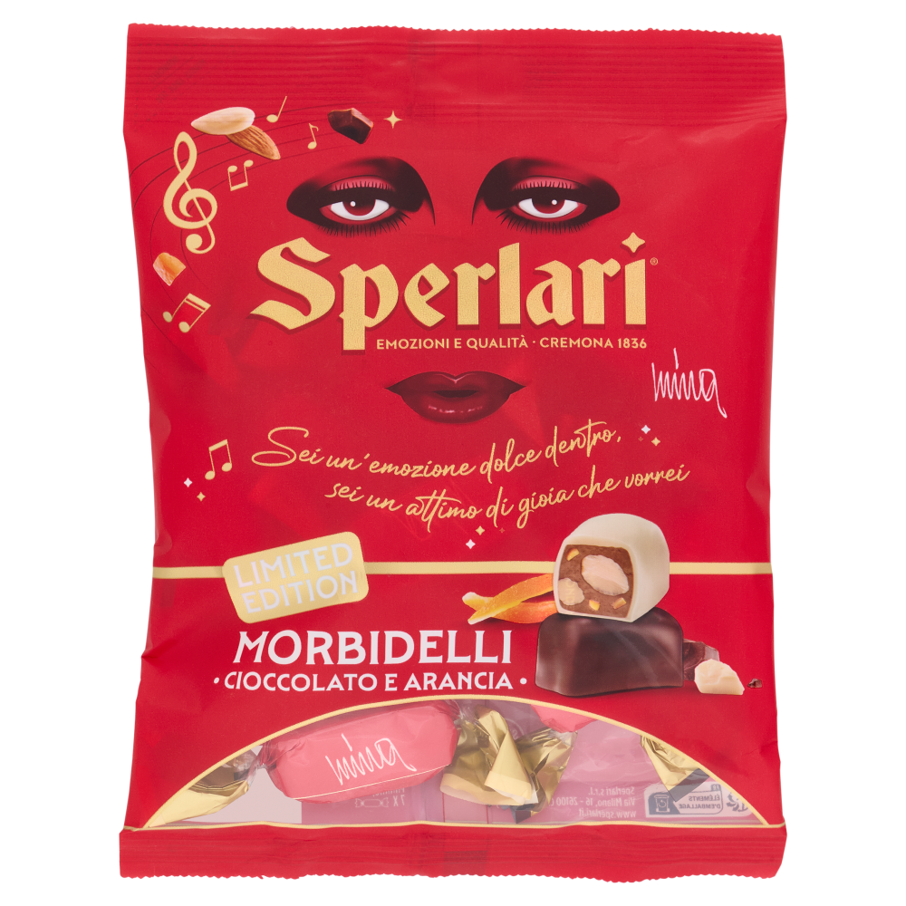 Sperlari mina Limited Edition Morbidelli Cioccolato e Arancia 117 g