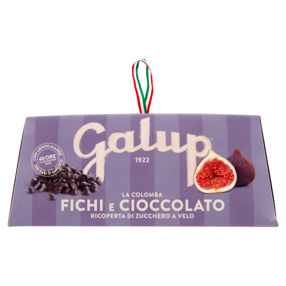Galup la Colomba Fichi e Cioccolato Ricoperta di Zucchero a Velo 750 g