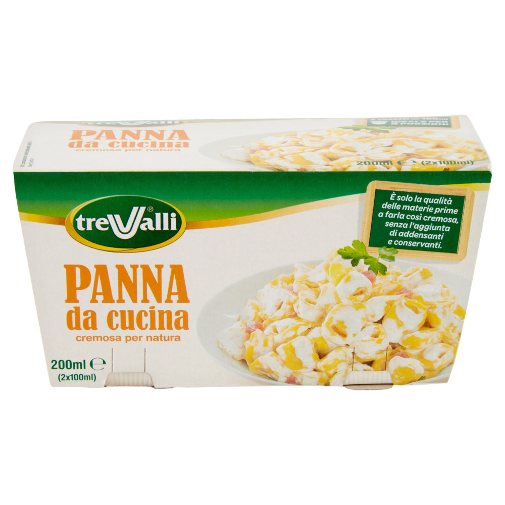treValli Panna da cucina 2 x 100 ml