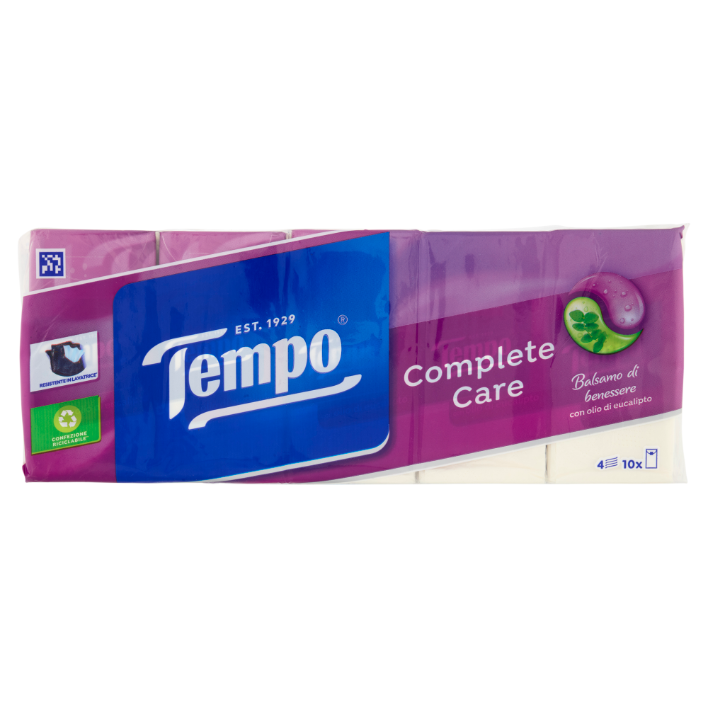 Tempo Complete Care Fazzoletti 4 veli 10 pz