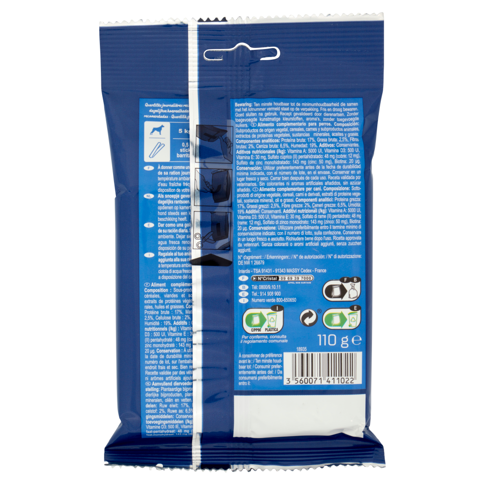 Carrefour Companino Dental Care Mini <10kg Triple Action x7 110 g