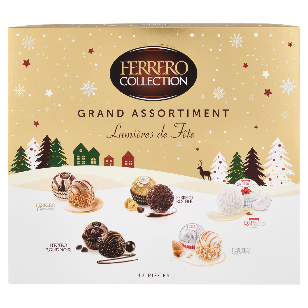 Ferrero Collection Grand Assortiment Lumières de Fete 42 pezzi 431 g