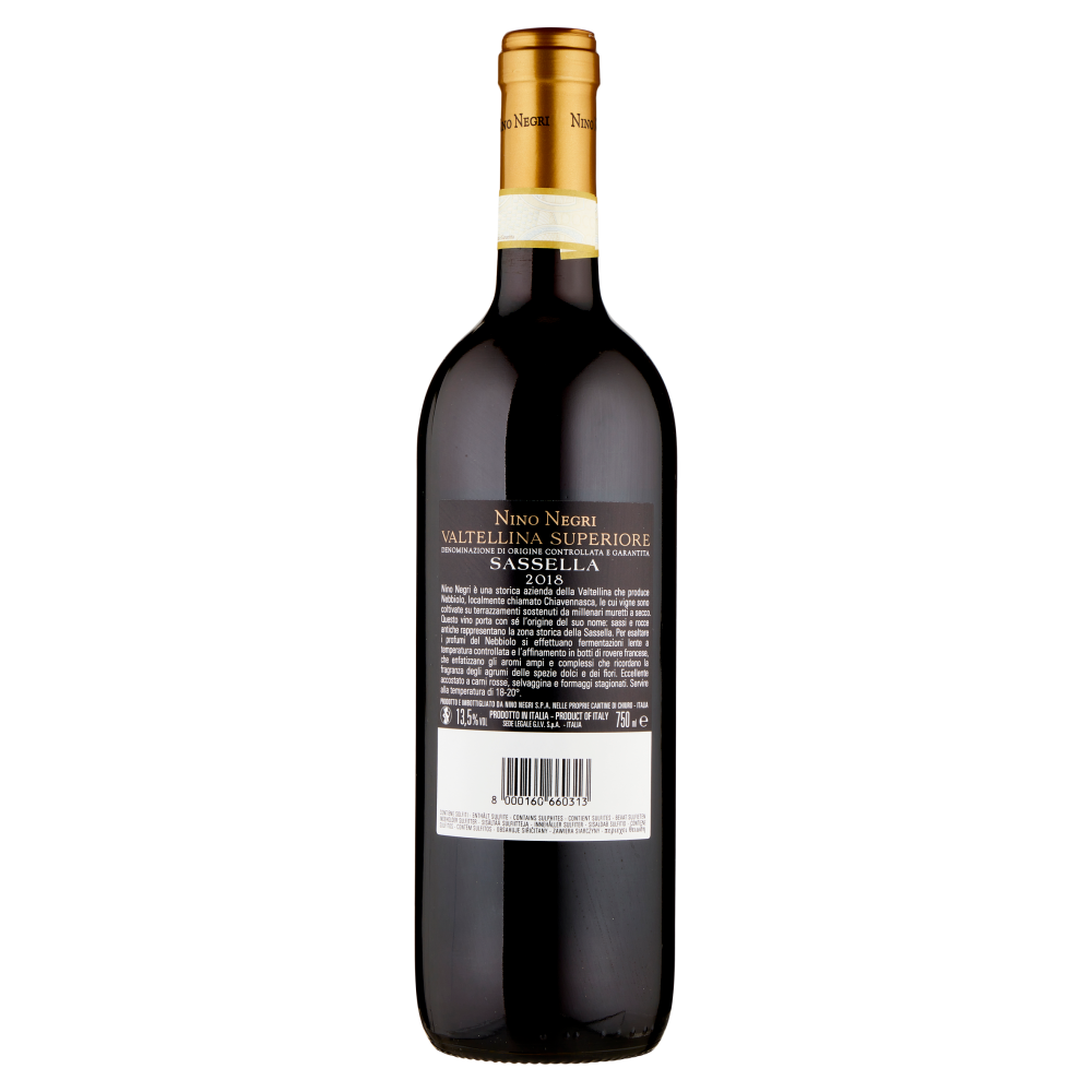 Nino Negri Sassella Valtellina Superiore DOCG Nebbiolo 750 ml