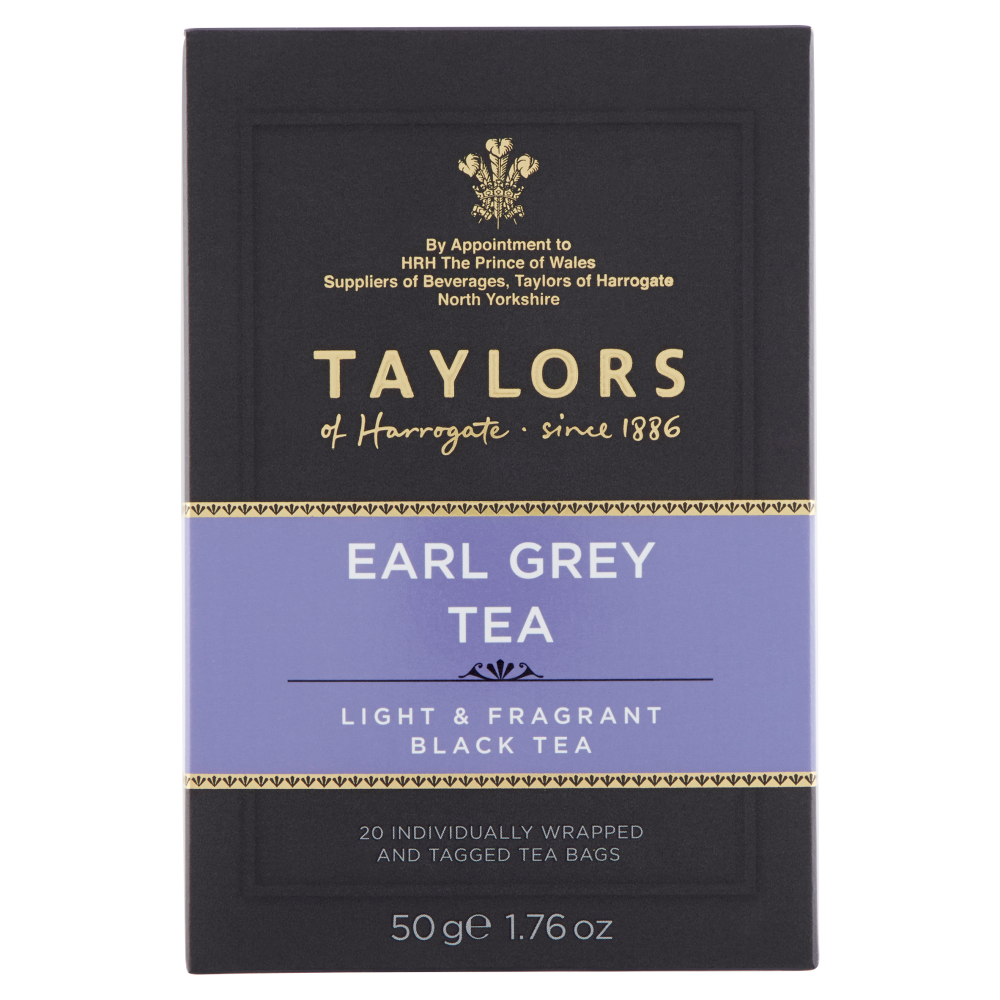 Taylors of Harrogate Earl Grey Tea 20 Tea Bags 50 g