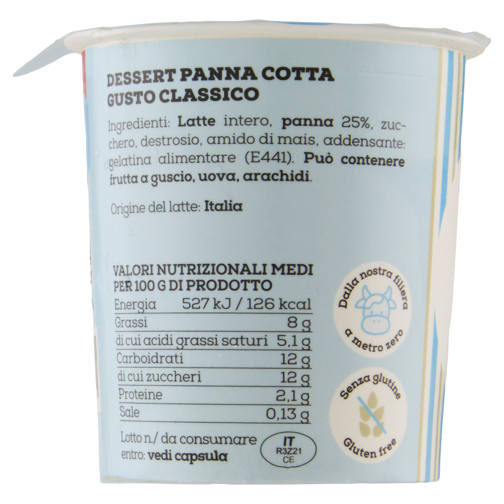 Azienda Agricola Fusero Panna Cotta Bianca 125 g